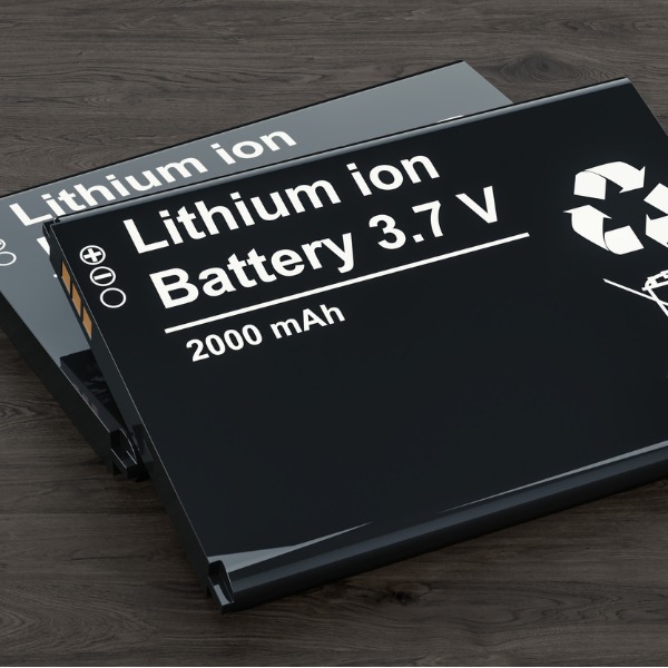 une pile lithium-ion de 3,7 V