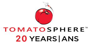 Logo du 20e anniversaire de la Tomatosphère