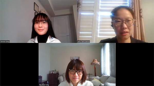 Serena an Ms. Xie being interviewed by PS.