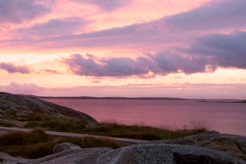 Sunset in Nova Scotia 