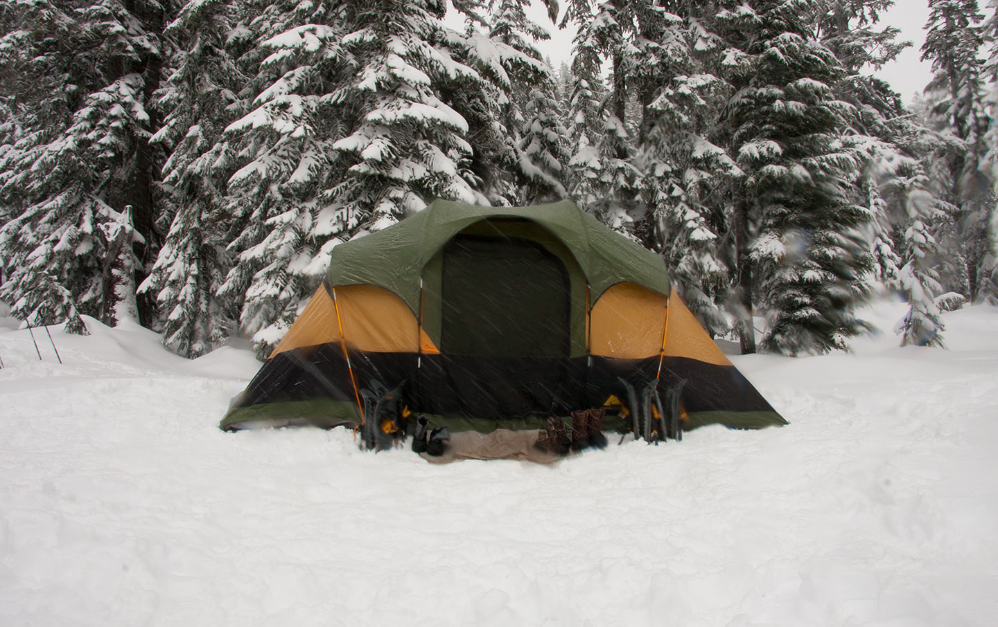 Faire du camping d’hiver