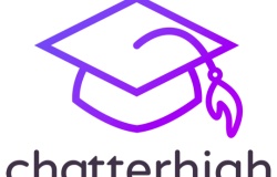 Chatterhigh’s logo, a purple graduation cap with company name below.