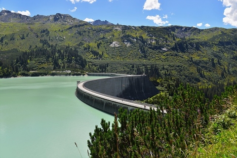 Le barrage Kaunertal, en Autriche.