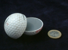 Intérieur d’une balle de golf 