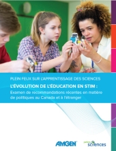 couverture -  L’évolution de l’éducation en STIM