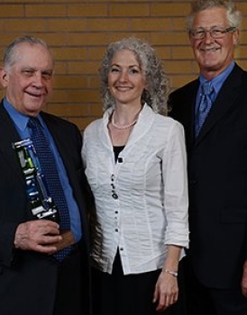 Dr. Mitchell Baran, Dr. Bonnie Schmidt and Rick Dobson