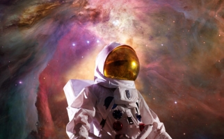  Interprétation artistique de l’astronaute dans l’espace
