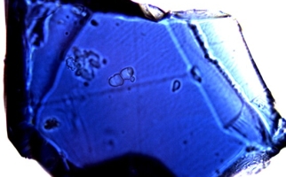 Image agrandie d’un cristal de ringwoodite
