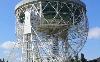 Le télescope Lovell de l’observatoire Jodrell Bank, situé dans le Cheshire, en Angleterre