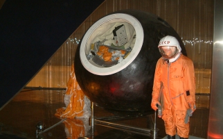La capsule et la combinaison spatiale de Youri Gagarine