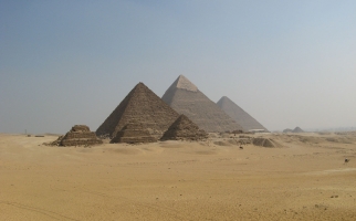 Grandes pyramides de Gizeh, Égypte
