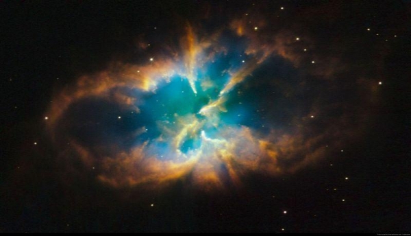 Une nébuleuse planétaire capturée par le télescope Hubble. 
