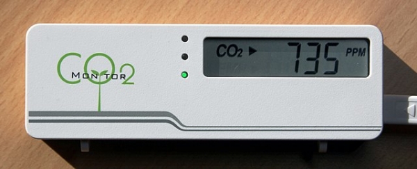 Un détecteur de dioxyde de carbone