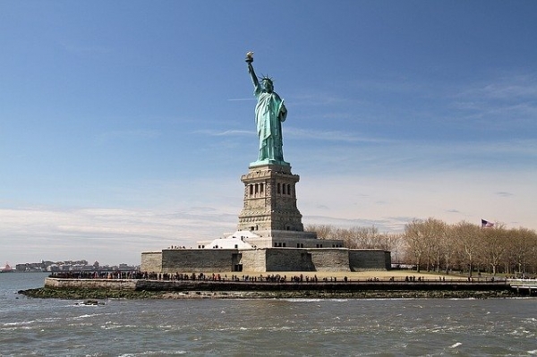 Statue de la Liberté, port de New York, États-Unis