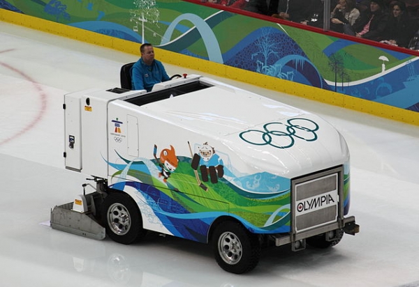 Surfaceuse à glace électrique aux Jeux olympiques de Vancouver en 2010 