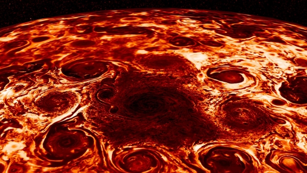 Cyclones on Jupiter