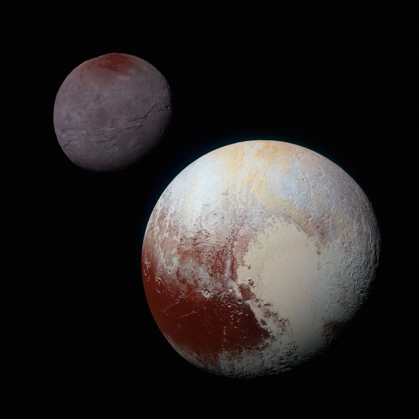 Pluton, planète naine et sa lune, Charon