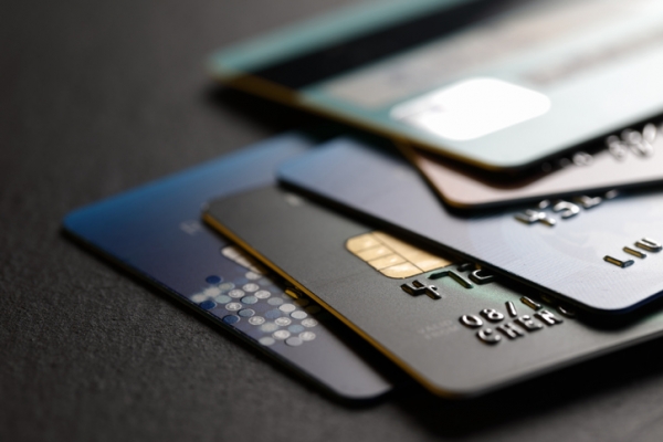 Pile de cartes de crédit
