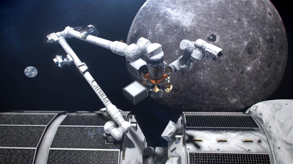 Artist's rendering of the Canadarm3
